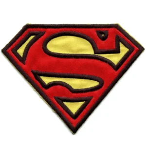 Superman Logo Iron on Embroidered Patch