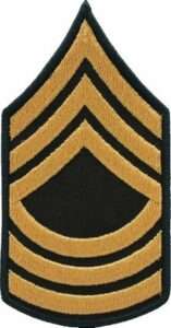 Chevron Military Patch