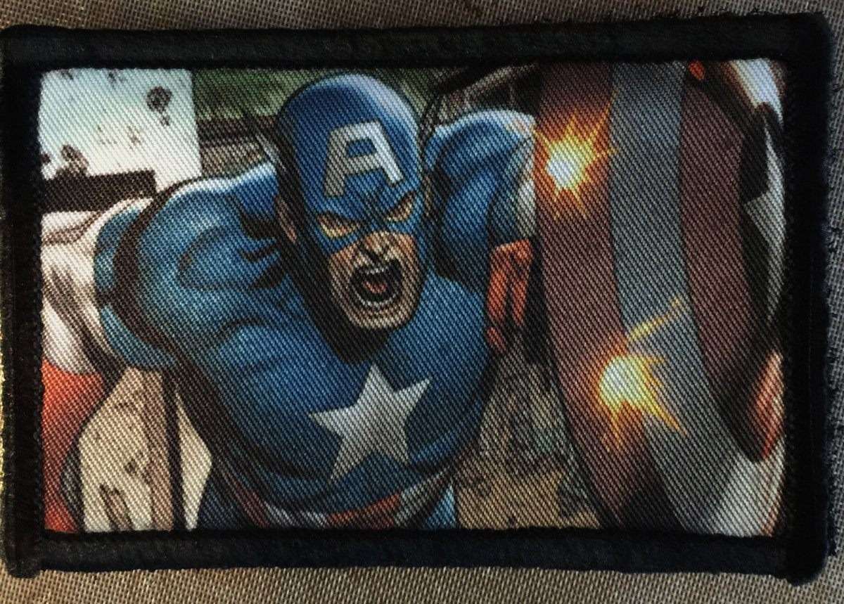 Captain America Velcro Patch
