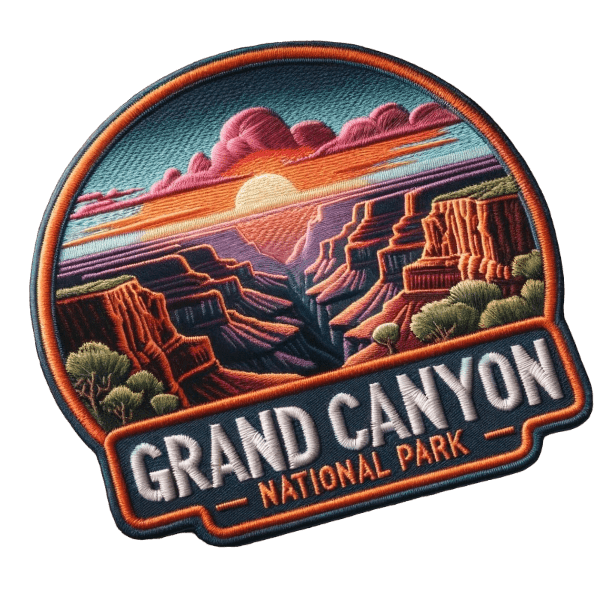 thumbnail image 2 of Athena Brands Grand Canyon National Park Patch - Iron-On Applique / Souvenir Badge (USA Made) 2 of 6