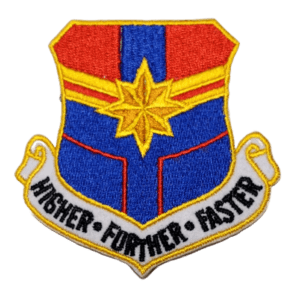Captain Marvel Air Force Patches