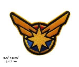 Captain Marvel Iron On Patch