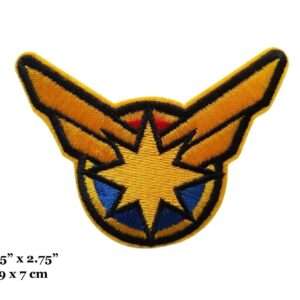 Captain Marvel Iron On Patch