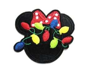 Disney Christmas Iron On Patches