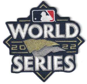 Phillies World Series 2022 Embroidered Jersey Patch Philadelphia Phillies Houston Astros