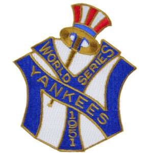 1951 New Yankees Jersey MLB World Series Championship Patch