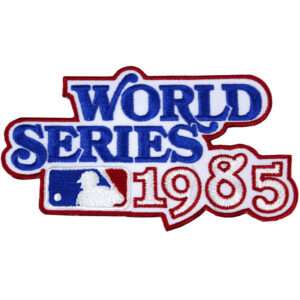 1985 World Series Logo Jersey Patch St. Louis Cardinals vs. Kansas City Royals