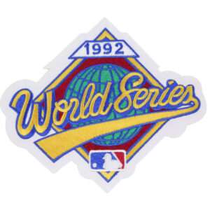 1992 World Series Jersey Patch Atlanta Braves Toronto Blue Jays 1 1992 World Series Jersey Patch Atlanta Braves Toronto Blue Jays