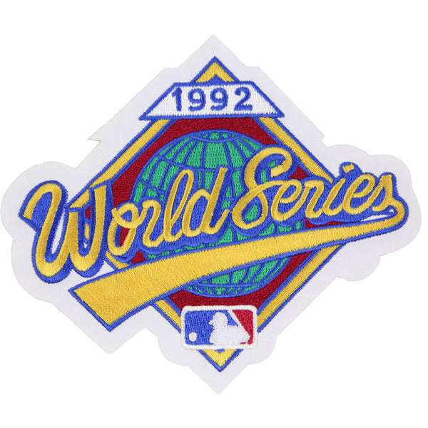 1992 World Series Jersey Patch Atlanta Braves Toronto Blue Jays