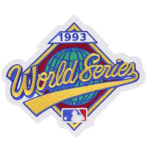Own a Piece of History: 1993 World Series Logo Jersey Patch - Philadelphia Phillies vs. Toronto Blue Jays