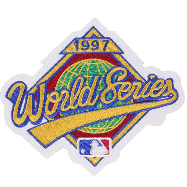 1997 World Series Logo Jersey Patch Florida Marlins vs. Cleveland Indians