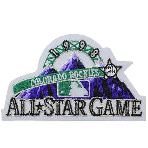 1998 All Star Game MLB Colorado Rockies Jersey Patch