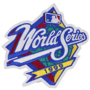1999 World Series Logo Jersey Patch Atlanta Braves vs. New York Yankees