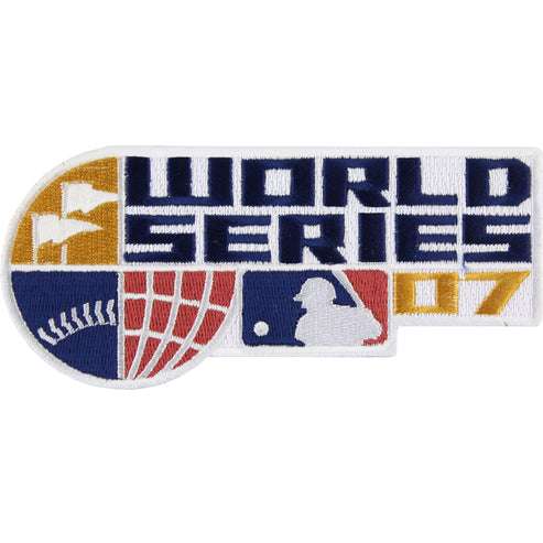 2007 World Series Logo Jersey Patch Colorado Rockies vs. Boston Red Sox