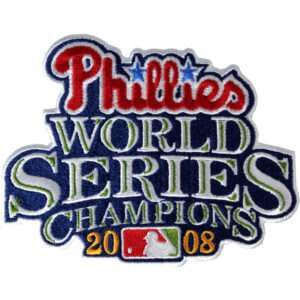2008 Philadelphia Phillies MLB World Series Champions Jersey Patch