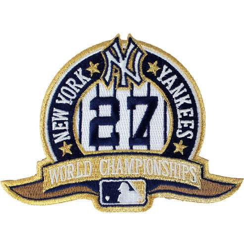 New York Yankees Jersey27 MLB World Series Champions Jersey Patch