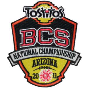 2011 BCS Title Game National Championship Tostitos Patch in Arizona (Auburn Tigers vs. Oregon Ducks)
