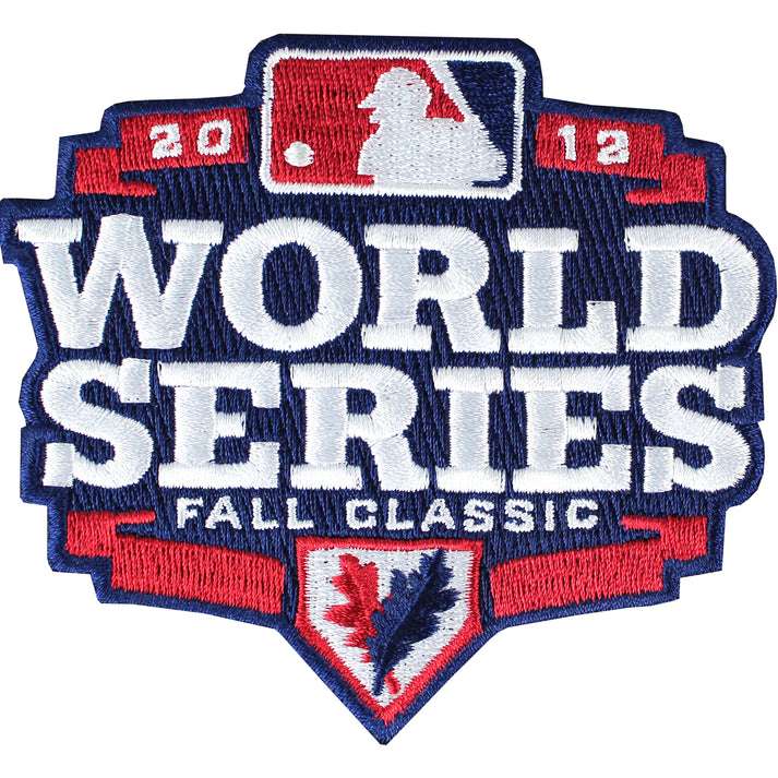 World Series 2012 Logo Jersey Sleeve Patch Fall Classic Detroit Tigers vs. San Francisco Giants