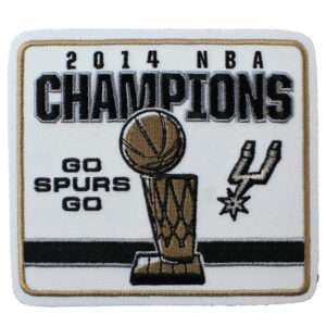 2014 NBA Champions Championship San Antonio Spurs Patch "Go Spurs Go"