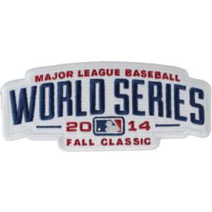 2014 MLB World Series Logo Jersey Sleeve Patch (Kansas City Royals vs. San Francisco Giants)