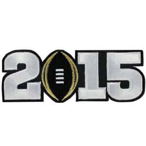 2015 National Championship Bowl Game Jersey Patch Oregon Ducks vs. Ohio State Buckeyes (Black) 1 2015 National Championship Bowl Game Jersey Patch Oregon Ducks vs. Ohio State Buckeyes (Black)