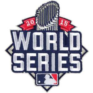 2015 MLB World Series Logo Jersey Sleeve Patch New York Mets Kansas City Royals