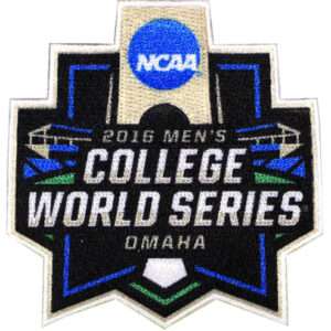 2016 Mens College World Series NCAA Omaha Nebraska Jersey Sleeve Patch