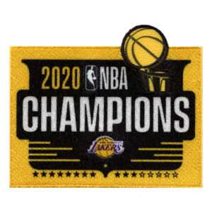 Lakers 2020 Championship NBA Finals Los Angeles Trophy Square Patch