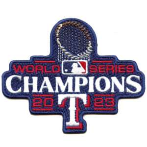 2023 MLB Texas Rangers World Series Champs Patch