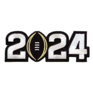 2024 College National Championship Game Jersey Patch Michigan Washington
