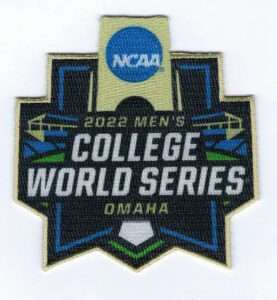 NCAA Men's College World Series 2022 Omaha Jersey Patch Ole Miss Oklahoma