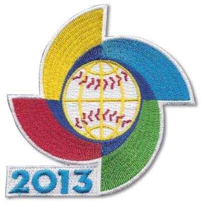 2013 World Baseball Classic Spinner Logo Jersey Patch