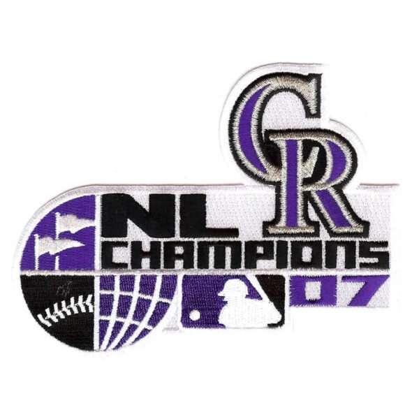 Colorado Rockies World Series 2007 National League Champions Patch ...