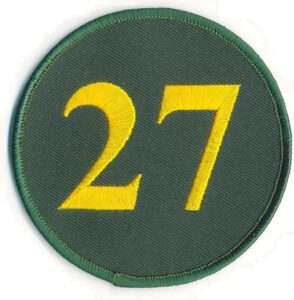 Catfish Hunter #27 Oakland A's world series Memorial Patch (1999)