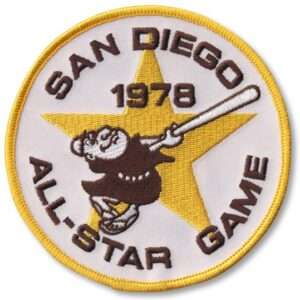 1978 MLB All Star Patch Game San Diego Padres Jersey