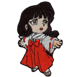 Inuyasha and Kikyo Full Body Patch Chibi Hero Anime Embroidered Iron On