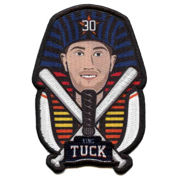 King Tuck Houston Baseball Patch Space City Texas Sublimated Iron On