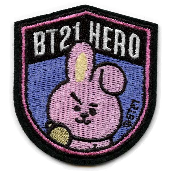 Jungkook BT21 Hero Kooky Patch BTS Embroidered Iron On