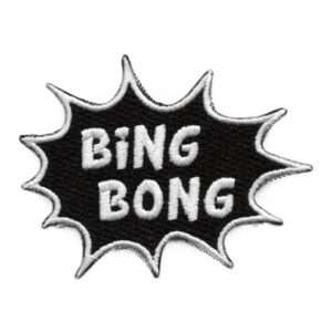 Bing Bong Meme Patch Funny Viral Embroidered Iron On