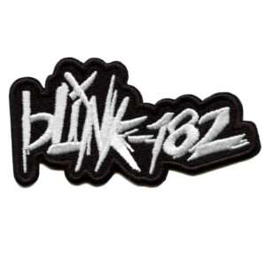 Blink 182 Band Logo Patch Punk Rock Embroidered Iron On 1 blink 182 Band Logo Patch Punk Rock Embroidered Iron On