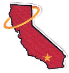 1979 California Angels State Logo 'Halos' Jersey Patch