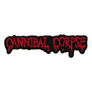 Cannibal Corpse Logo Blood Patch Death Metal Band Embroidered Iron On