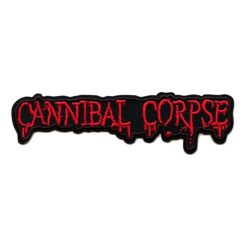 Cannibal Corpse Logo Blood Patch Death Metal Band Embroidered Iron On