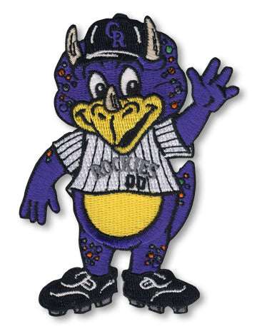 Colorado Rockies Mascot 'Dinger' Patch | Stitchpatches.com