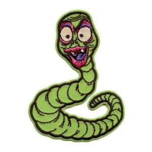Corpse Bride Maggot Patch Emily Head Worm Embroidered Iron On 1 Corpse Bride Maggot Patch Emily Head Worm Embroidered Iron On