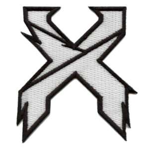 X EDM Artist Logo Patch Glow In The Dark Embroidered Iron On