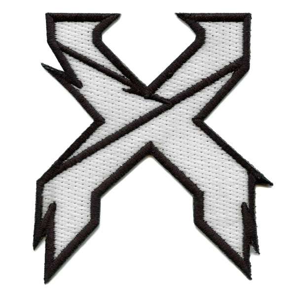 X EDM Artist Logo Patch Glow In The Dark Embroidered Iron On