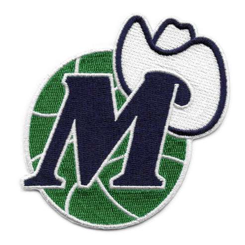 Dallas Mavericks logo Patch Hardwood Classic Alternate Logo Embroidered Iron On