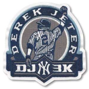 Derek Jeter New York Yankees Uniform 3000th Hit Patch 'DJ 3k'