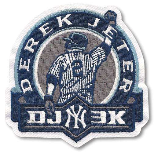 Derek Jeter New York Yankees Uniform 3000th Hit Patch 'DJ 3k'